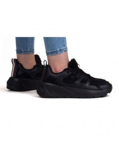 Tommy Hilfiger Fur Fashion Runner W shoes FW0FW07307BDS
