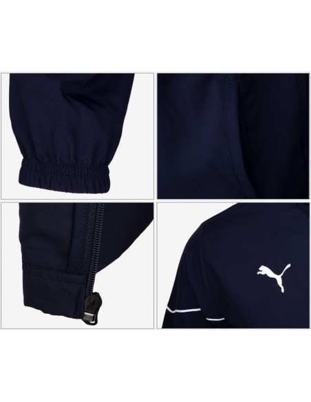 Puma Teamrise Sideline Παντελόνι Φόρμας Navy Μπλε 657327-06