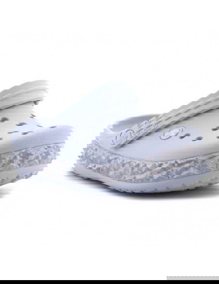 Crocs Crockband Geometric Glitter Band Clog Jr 2101345AF flip flops