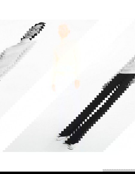 Calvin Klein Extra Fine Wool Roll Sweater Nk W K20K204770