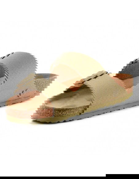 Birkenstock Rivet Logo Vegan Canvas Faded M 1023958 slippers