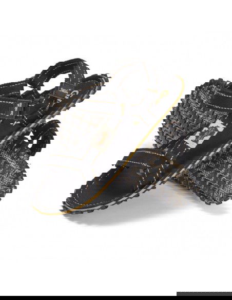 Gumbies Tracker Sandals Unisex Black M GUSATRA001