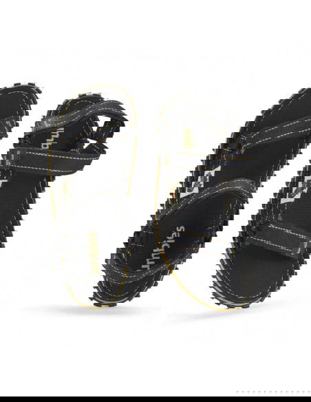 Gumbies Tracker Sandals Unisex Black M GUSATRA001