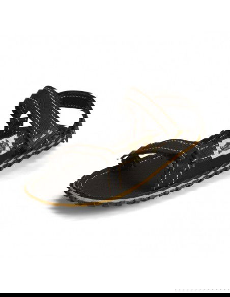 Gumbies Tracker Sandals Unisex Black M GUSATRA001
