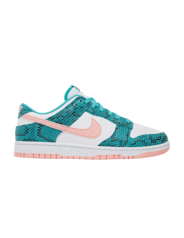 Nike Dunk Low Snakeskin Washed Teal Bleached Coral DR8577300 MBS