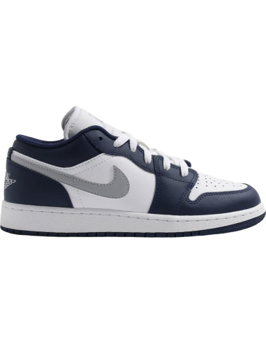 Jordan 1 Low Midnight Navy Wolf Grey GS 553560141 GLD