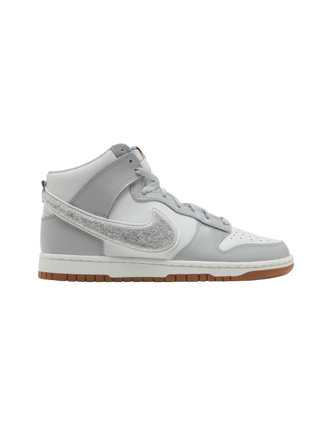 Nike Dunk High University Chenille Swoosh Light Smoke Grey DR8805003 MBS