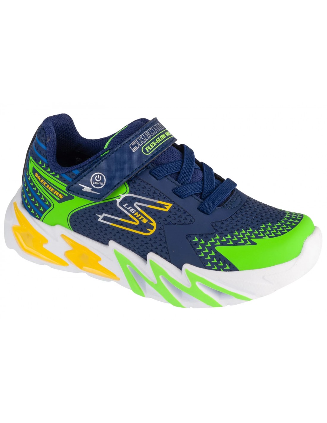 Skechers SLights FlexGlow Bolt 400138LBKBL