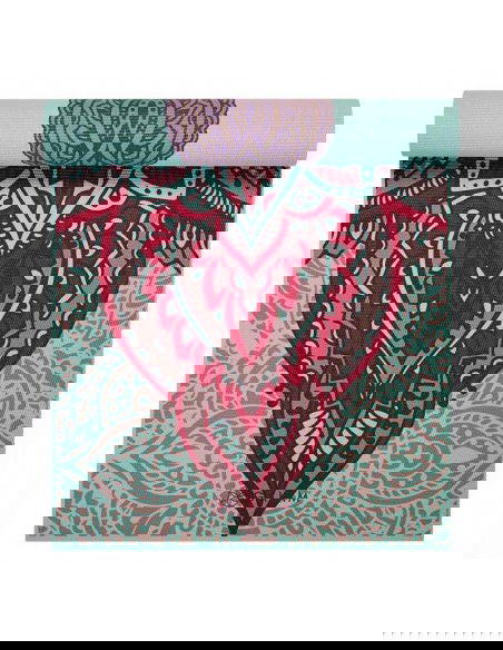 Yoga mat Gaiam Ara Rouge reversible 6 mm 63368