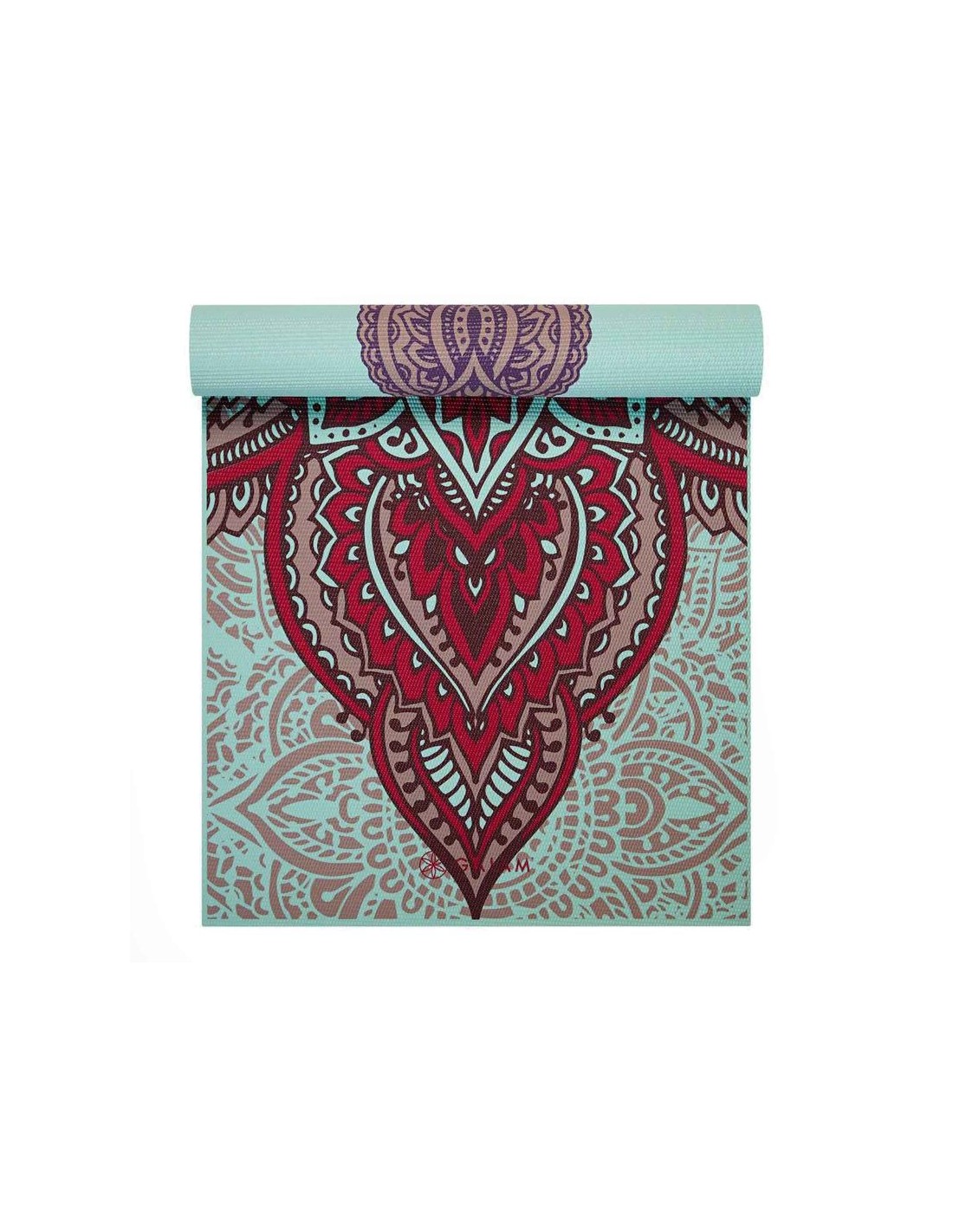 Yoga mat Gaiam Ara Rouge reversible 6 mm 63368