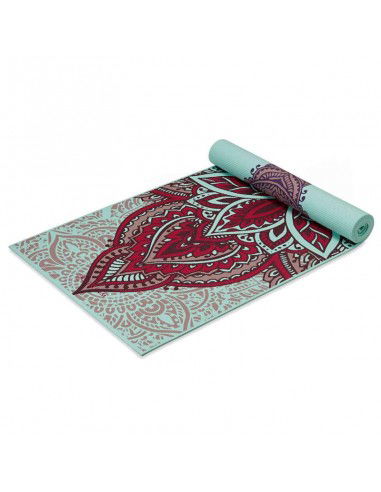 Yoga mat Gaiam Ara Rouge reversible 6 mm 63368