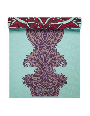 Yoga mat Gaiam Ara Rouge reversible 6 mm 63368