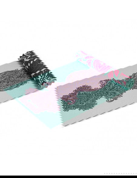 Yoga mat Gaiam Ara Rouge reversible 6 mm 63368