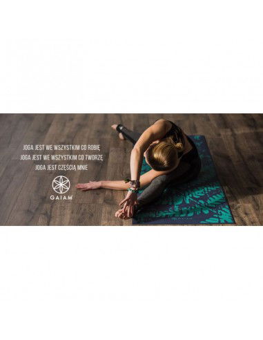 Yoga mat Gaiam "SUNDIAL LAYERS" 6mm 62432
