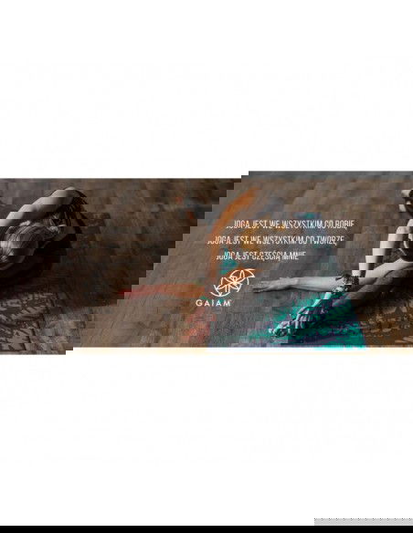 Yoga mat Gaiam "SUNDIAL LAYERS" 6mm 62432