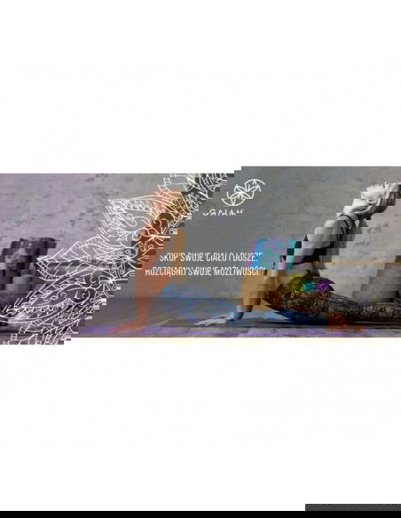 Yoga mat Gaiam "SUNDIAL LAYERS" 6mm 62432