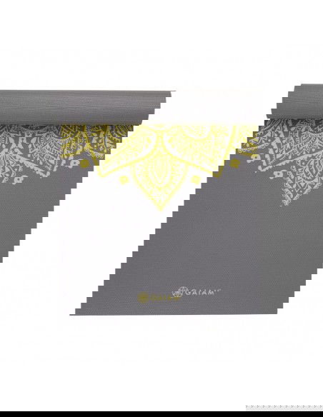 Yoga mat Gaiam "CITRON SUNDIAL" 6mm 61333