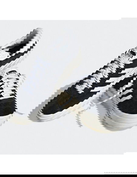 adidas Gazelle Bold Core Black White Women's HQ6912 MBS