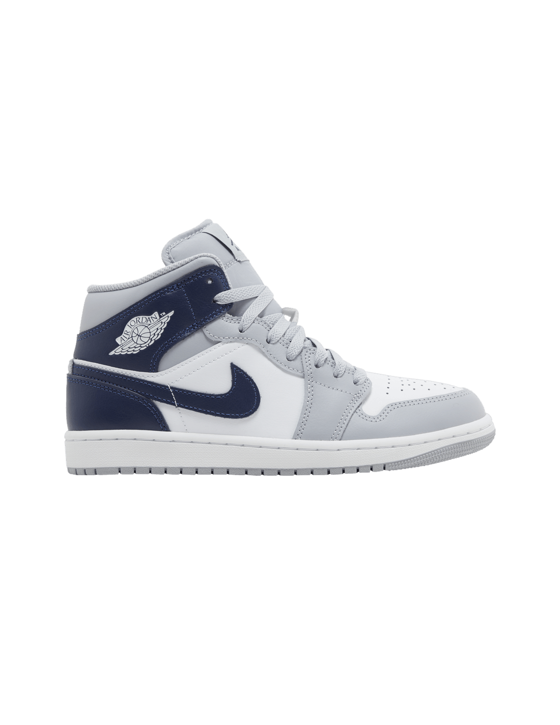 Jordan 1 Mid Wolf Grey Midnight Navy DQ8426104 MBS