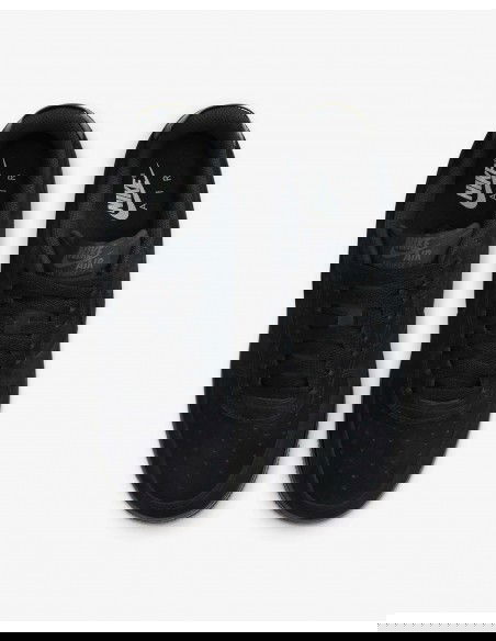 Nike Air Force 1 Low '07 Triple Black Suede Women's HM9659001 MBS