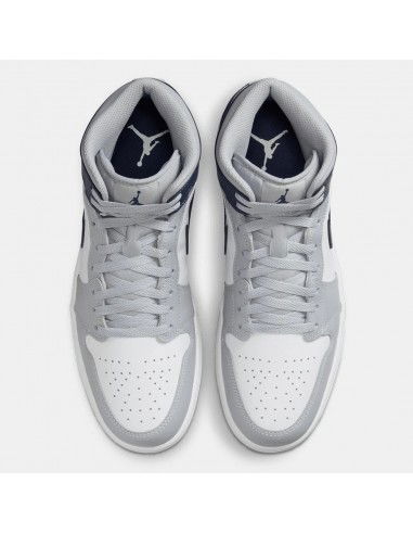 Jordan 1 Mid Wolf Grey Midnight Navy DQ8426104 MBS