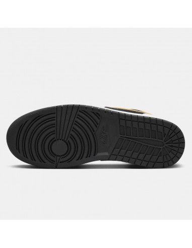 Jordan 1 Low White Black Metallic Gold Swoosh 553558172 MBS