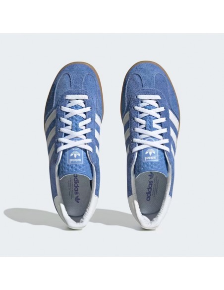 adidas Gazelle Indoor Blue Fusion Gum Women's HQ8717 MBS