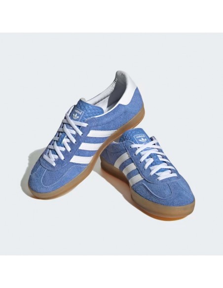 adidas Gazelle Indoor Blue Fusion Gum Women's HQ8717 MBS