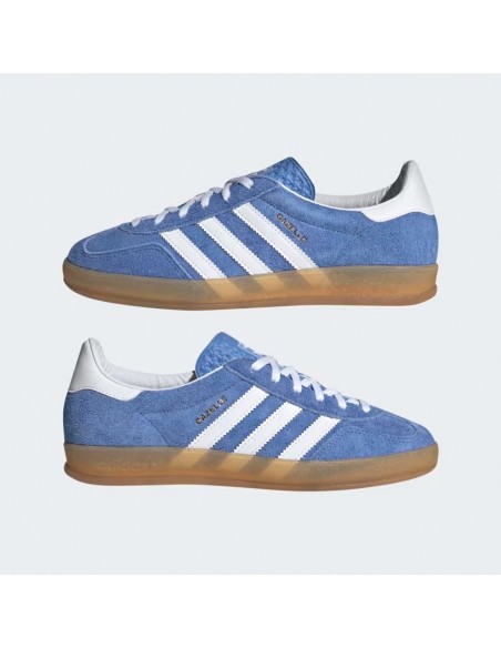 adidas Gazelle Indoor Blue Fusion Gum Women's HQ8717 MBS