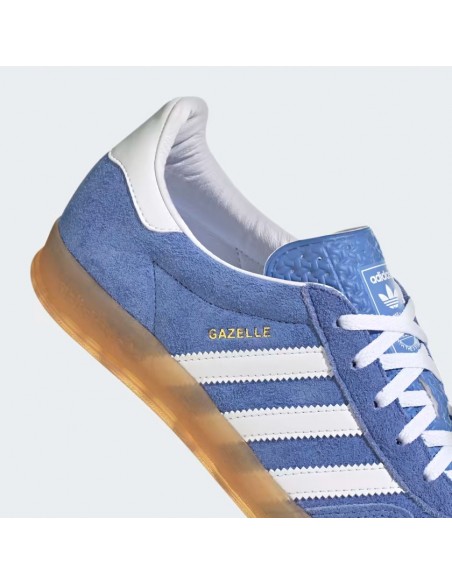 adidas Gazelle Indoor Blue Fusion Gum Women's HQ8717 MBS