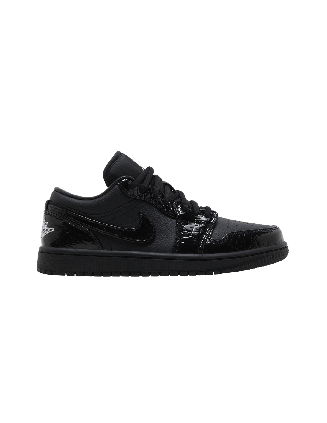 Jordan 1 Low SE Patent Elephant Black Women's HJ7743010 MBS