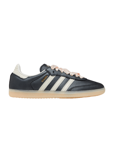 adidas Samba OG Black Pink Ribbon Laces Women's IH8047 MBS