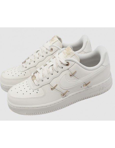 Nike Air Force 1 '07 LX CN Sail Gold Mini Swooshes Women's FV3654111 MBS