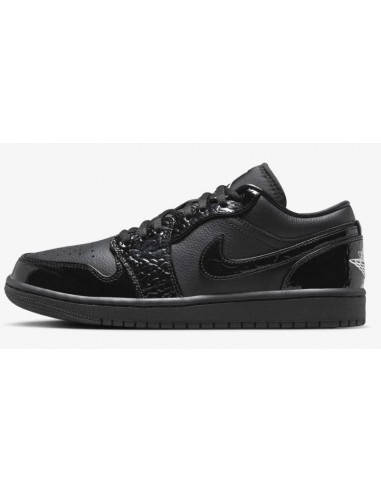 Jordan 1 Low SE Patent Elephant Black Women's HJ7743010 MBS
