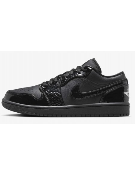 Jordan 1 Low SE Patent Elephant Black Women's HJ7743010 MBS
