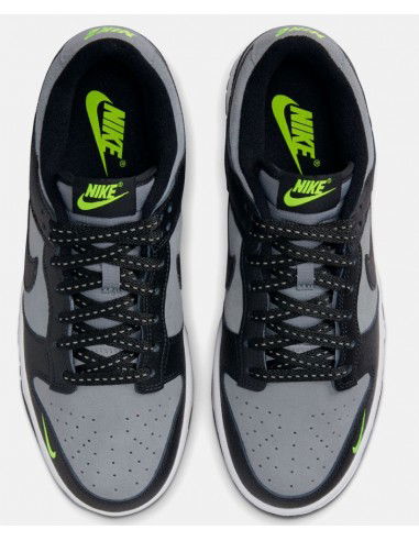 Nike Dunk Low Black Cool Grey Volt...