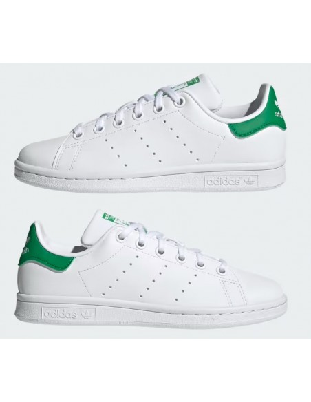 Adidas Παιδικά Sneakers Stan Smith Cloud White / Green FX7519
