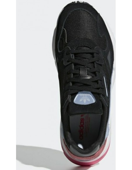 Adidas Falcon Γυναικεία Chunky Sneakers Core Black / Glow Blue / Cloud White EG2864