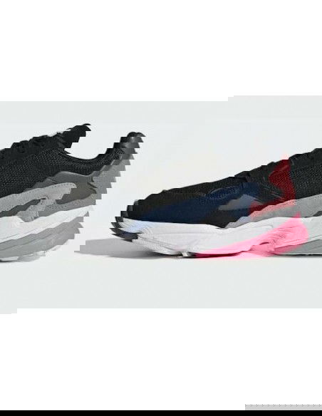 Adidas Falcon Γυναικεία Chunky Sneakers Core Black / Glow Blue / Cloud White EG2864