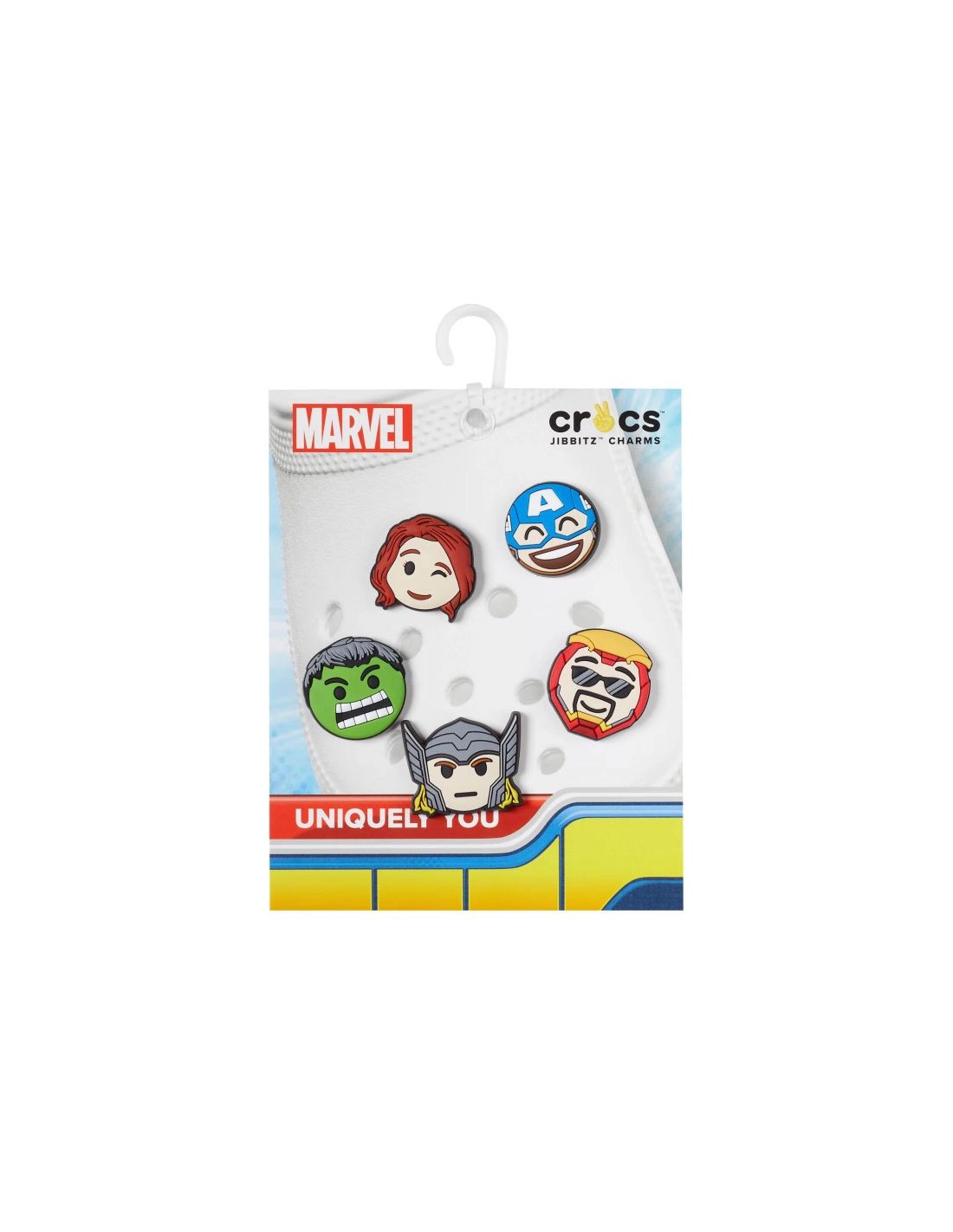 Crocs Jibbitz Marvel Avengers Emojis 5 Pack Pins 10010006