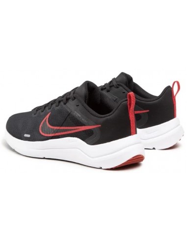 Nike Downshifter 12 DD9293-003 Ανδρικά Αθλητικά Παπούτσια Running Black / White / Dark Smoke Grey / Light Smoke Grey