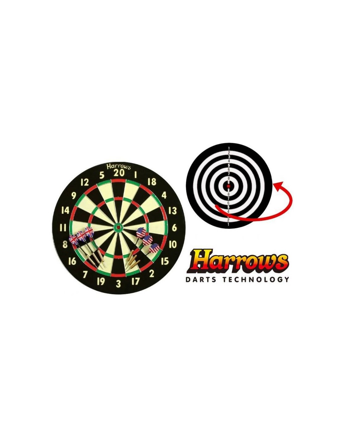 Harrows Harrows Champion Family Paper Dart Game doublesided HSTNK000013077