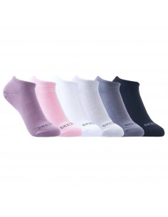 Skechers 6pk Womens No Show Socks S114230AST