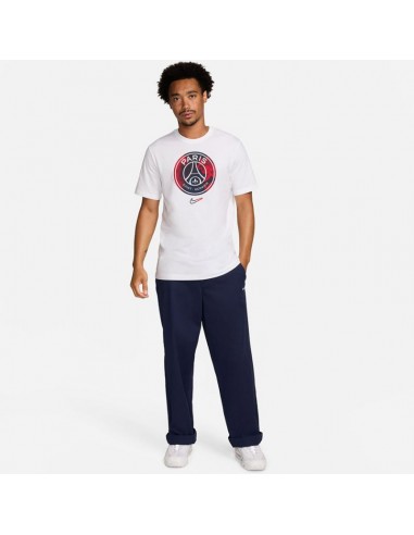 *PSG×NIKE*エッセンシャル クレスト Tシャツ ホワイト* T-Shirt Nike PSG Fanswear Swoosh 2024-2025 White - Fútbol