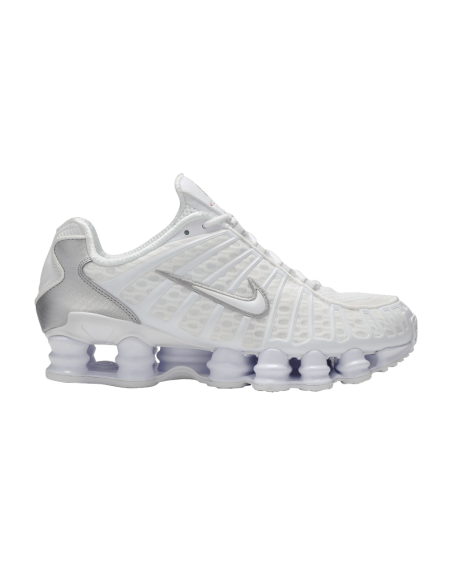 Nike Shox TL White Metallic Silver Max Orange Women's AR3566100 MBS