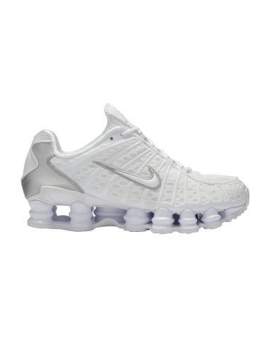 Nike Shox TL White Metallic Silver Max Orange Women's AR3566100 MBS