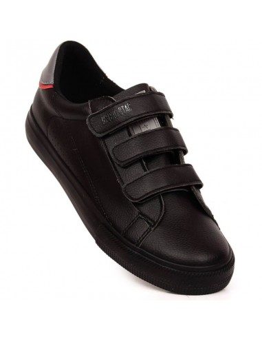  Sneakers made of ecological leather with Velcro Big Star W INT1843B black 2025