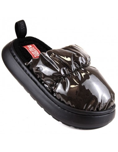  Home slippers metallic Big Star W INT1910 black 2025