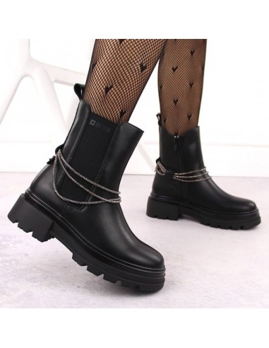 Big Star W leather ankle boots INT2053 INT2053
