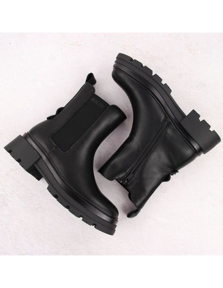 Big Star W leather ankle boots INT2053 INT2053